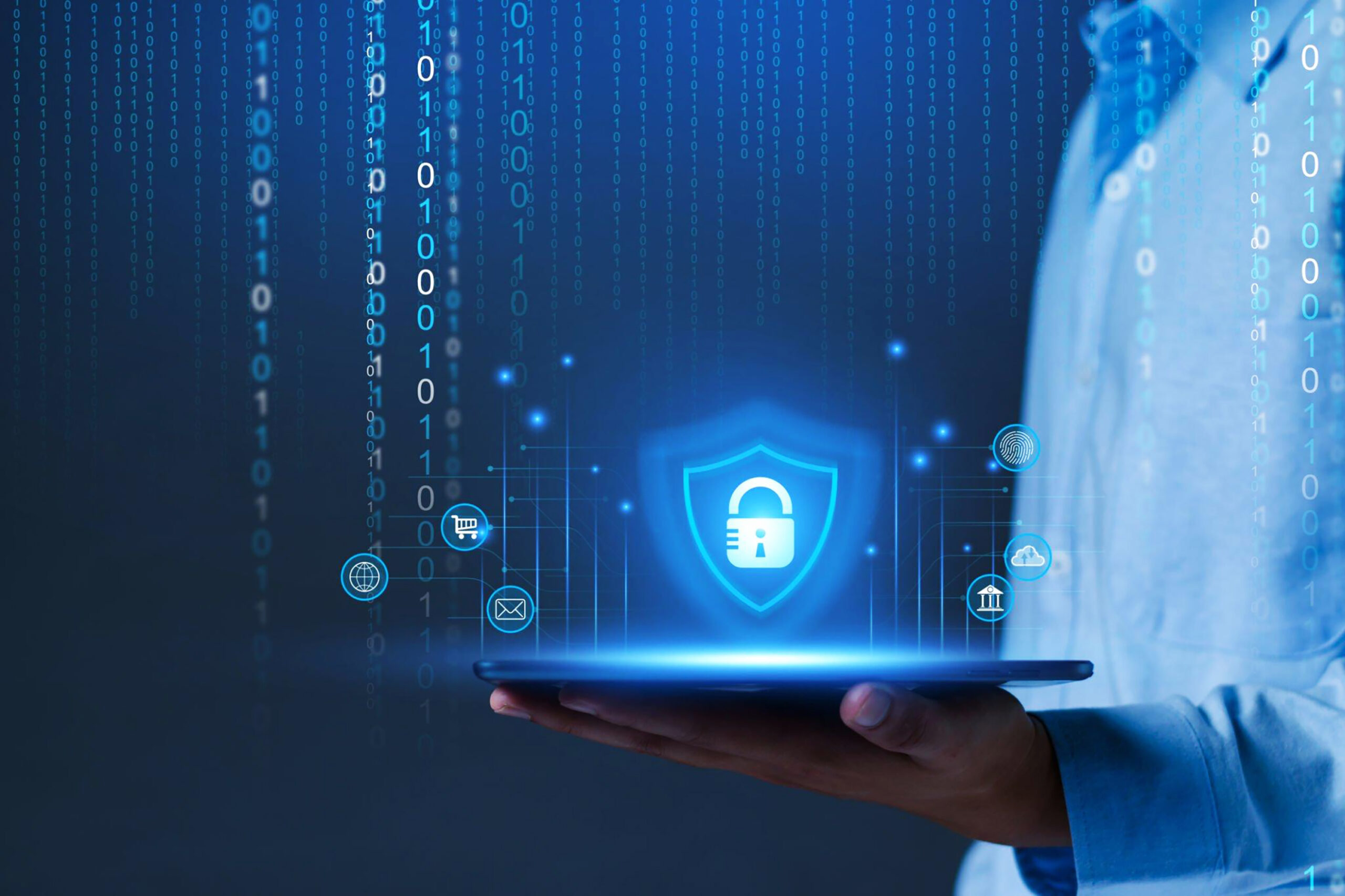 Cybersecurity services protecting enterprise infrastructure systems and data